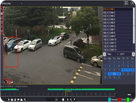 Smart Playback دستگاه ضبط تصویر برایتون NVR7CK16P-G1L